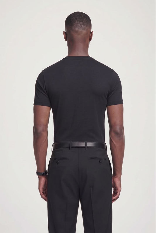 Obsidyen Siyah Defined T-Shirt