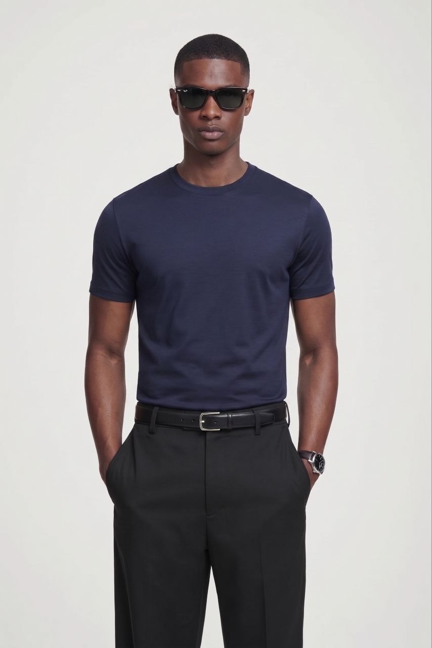 Gece Mavisi Defined T-Shirt